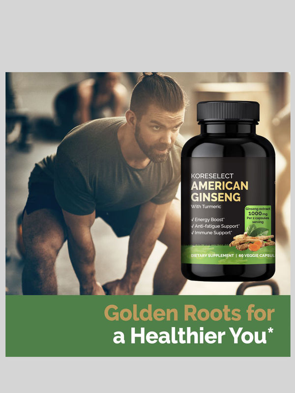 Viên nang tăng cường năng lượng nhân sâm Mỹ với nghệ - Koreselect