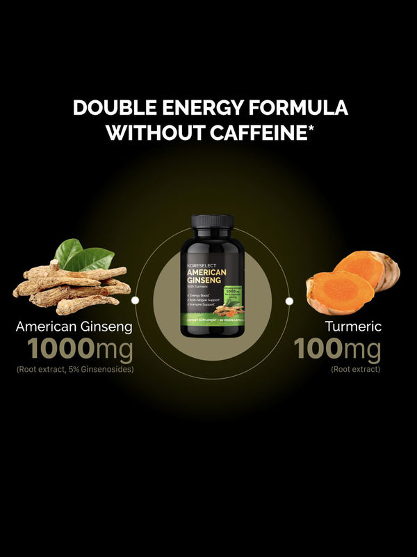 Viên nang tăng cường năng lượng nhân sâm Mỹ với nghệ - Koreselect