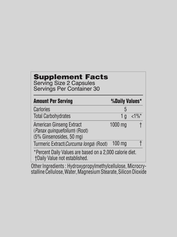 Viên nang tăng cường năng lượng nhân sâm Mỹ với nghệ - Koreselect