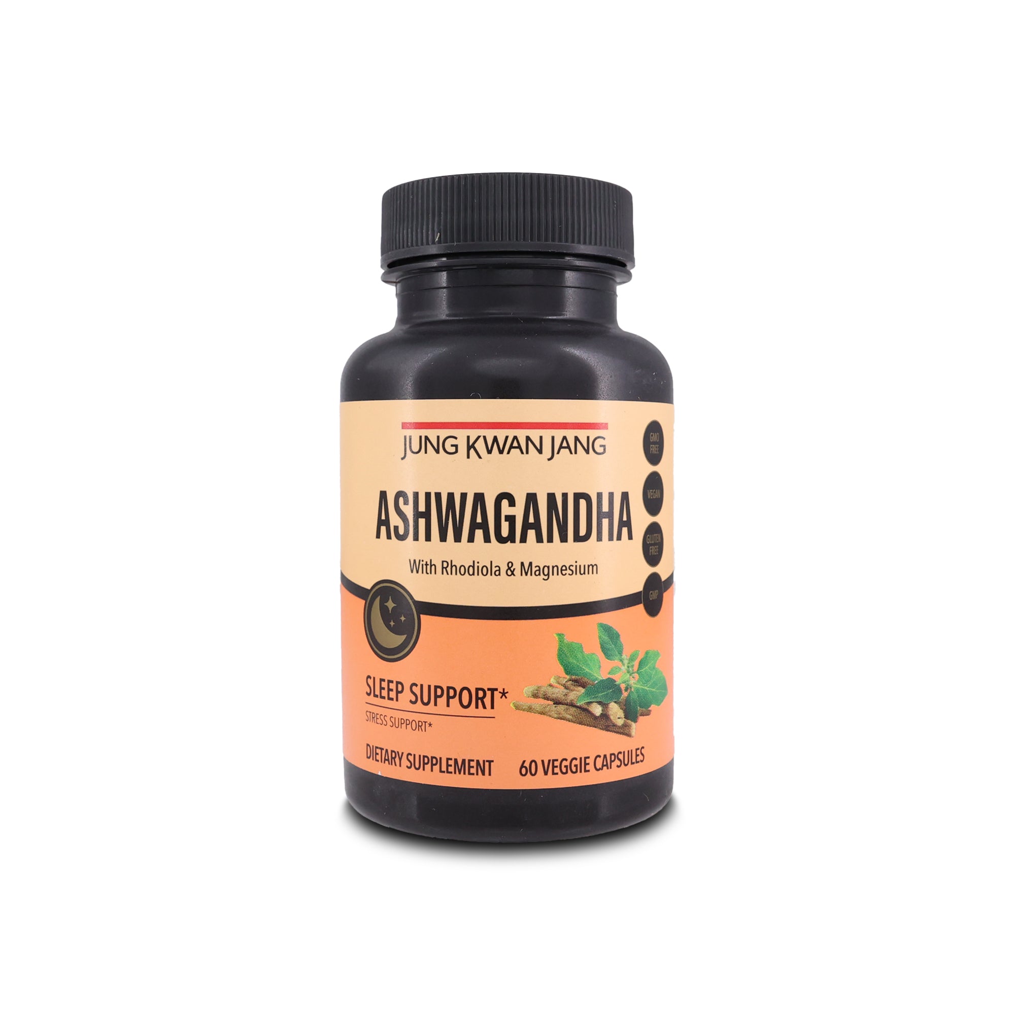 Ashwagandha Stress Support Capsules With Rhodiola & Magnesium