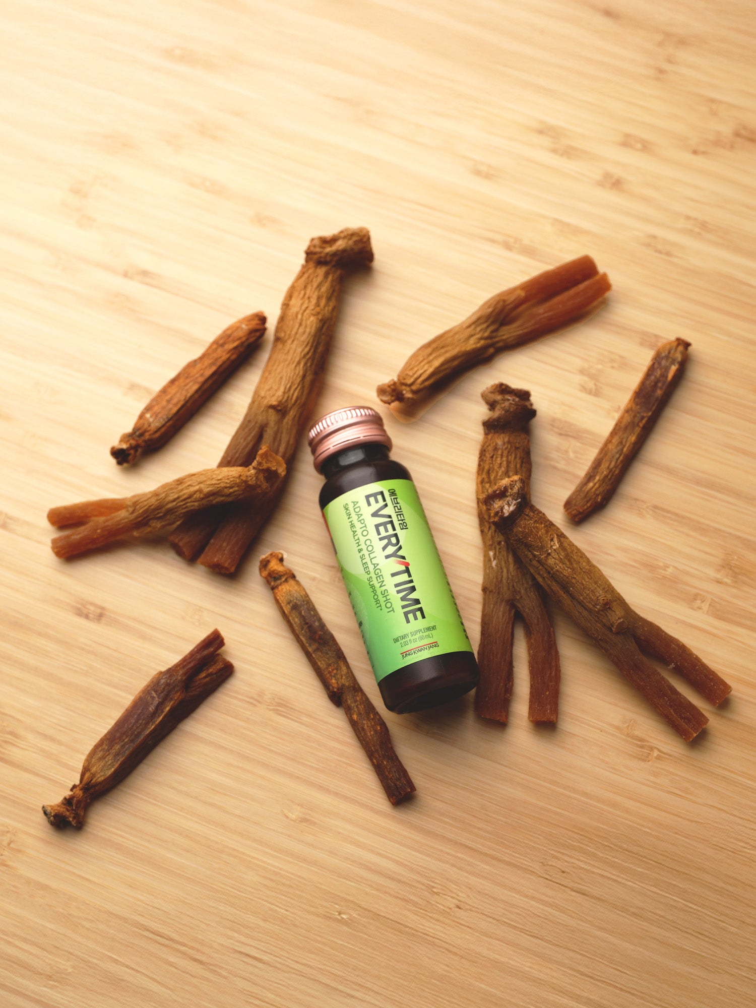 Everytime Adapto Collagen Sleep Bottle & Ginseng Root