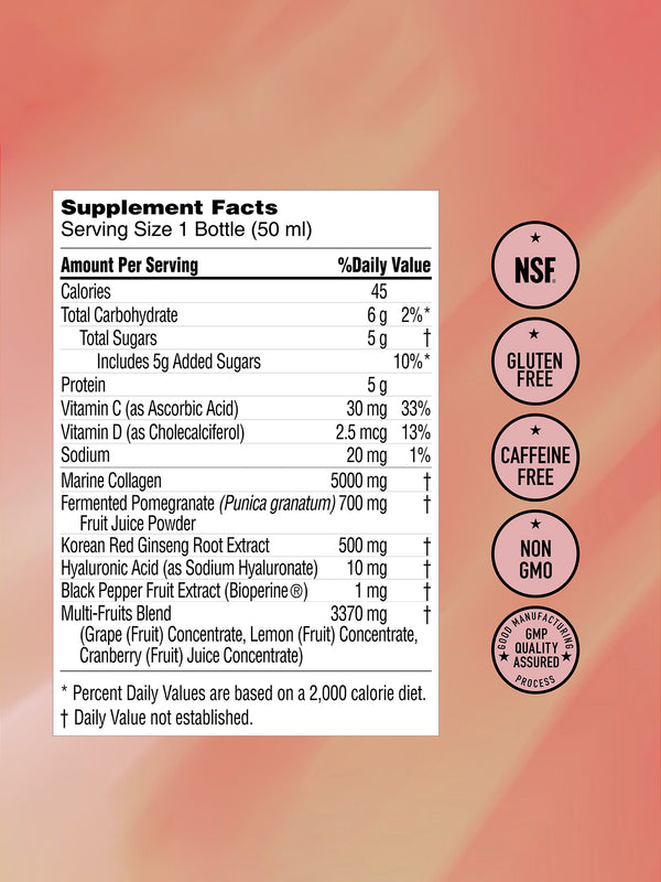 Adapto Colágeno Shot Salud de la Piel y Soporte Inmunológico