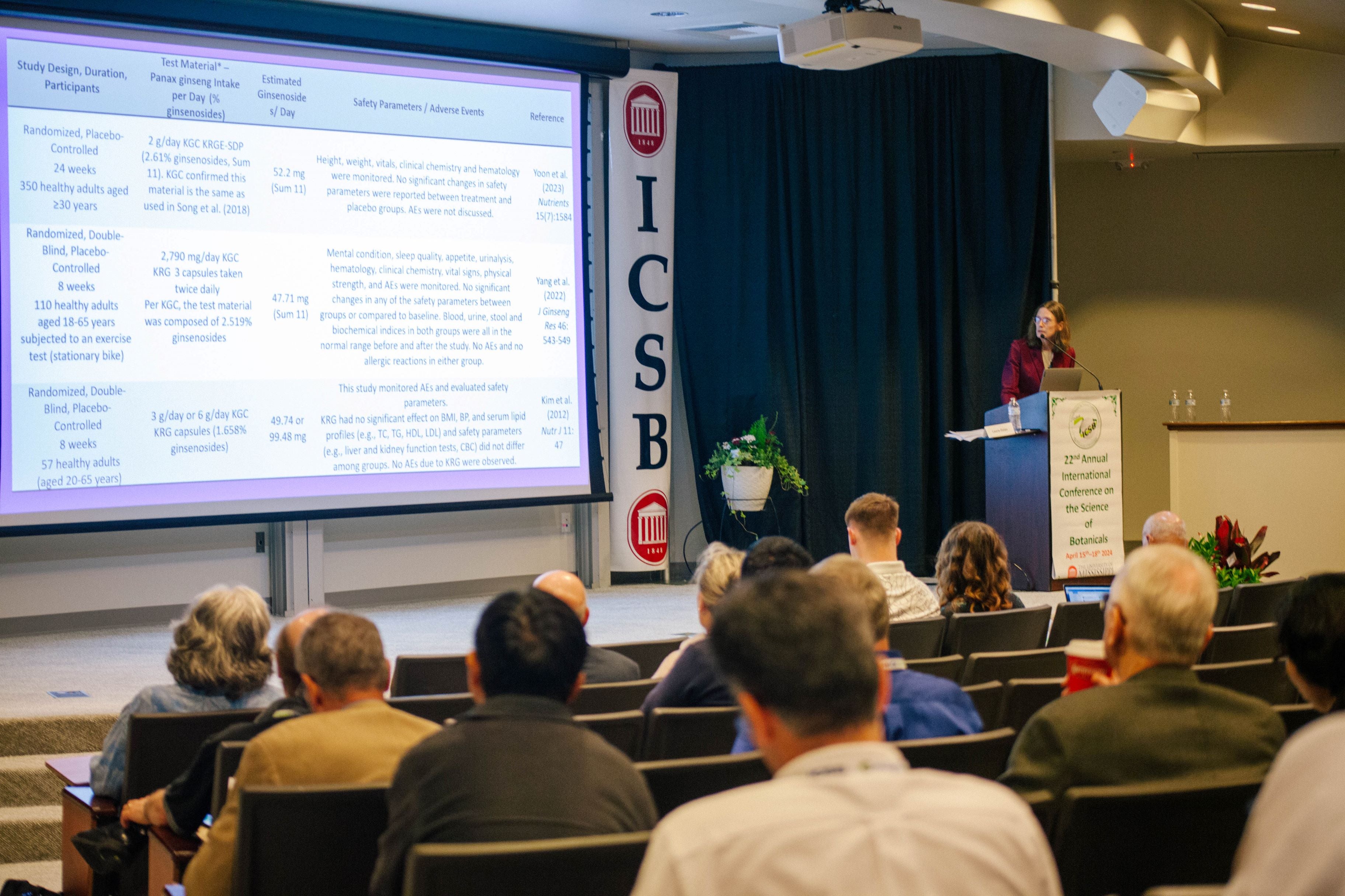 कोरिया जिनसेंग कॉर्पोरेशन ने संयुक्त राज्य अमेरिका में कोरियाई रेड जिनसेंग के बारे में वनस्पति विज्ञान के अंतर्राष्ट्रीय सम्मेलन (ICSB) में एक समर्पित अंतर्राष्ट्रीय संगोष्ठी आयोजित की