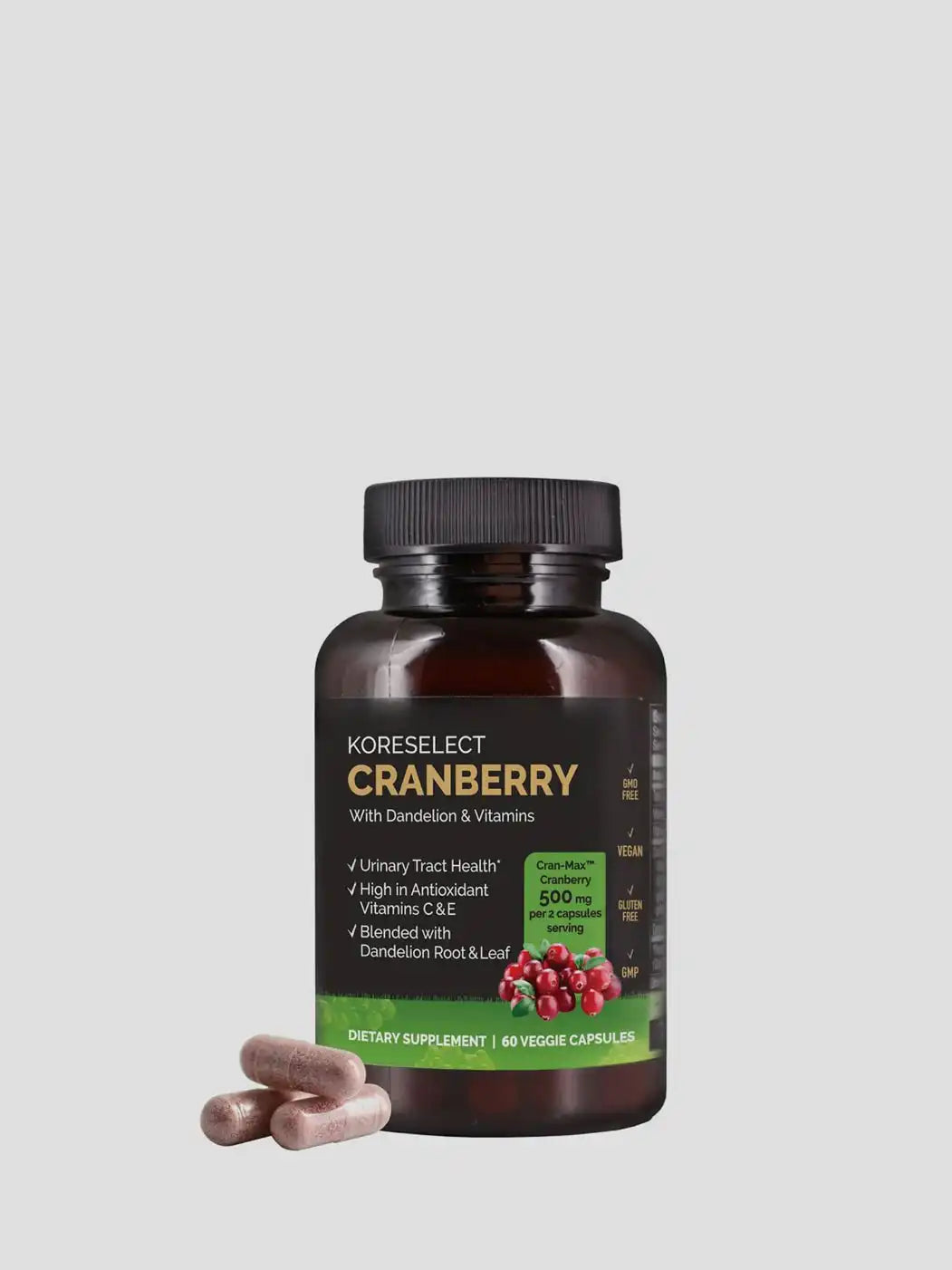 Cápsulas De Arándano Con Diente De León Y Vitaminas Koreselect