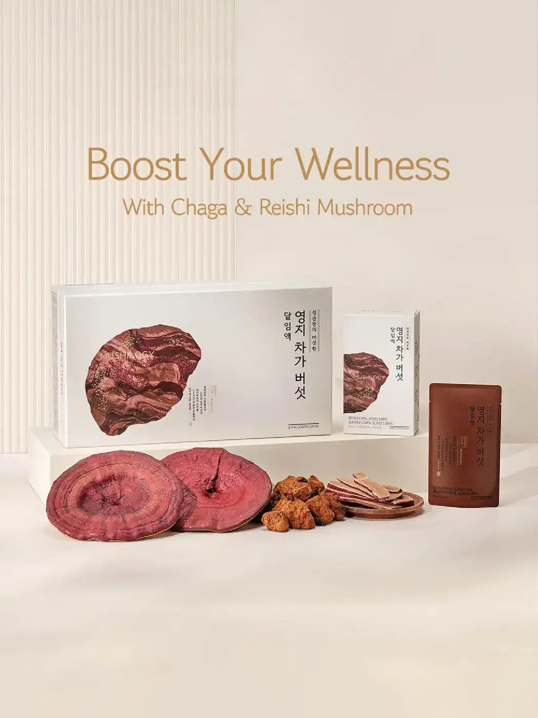 Naturally Brewed Mushroom Extract Chaga&Reishi