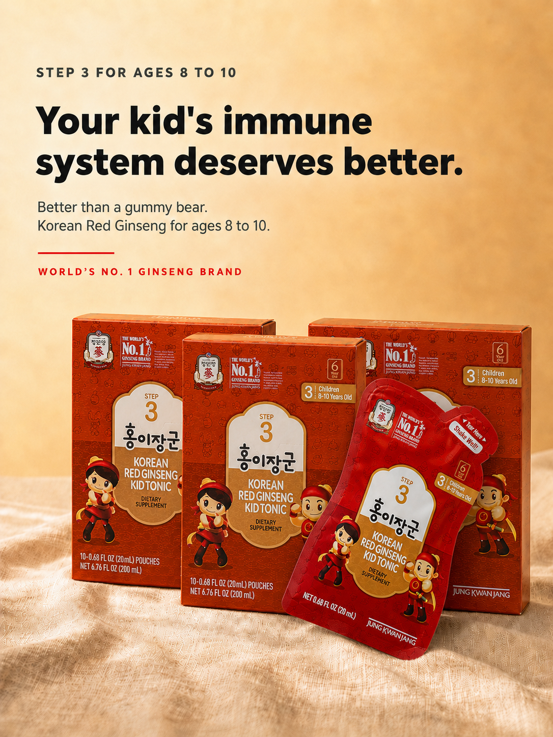 Kid Tonic Step 3 (Ages 8-10) – JungKwanJang®