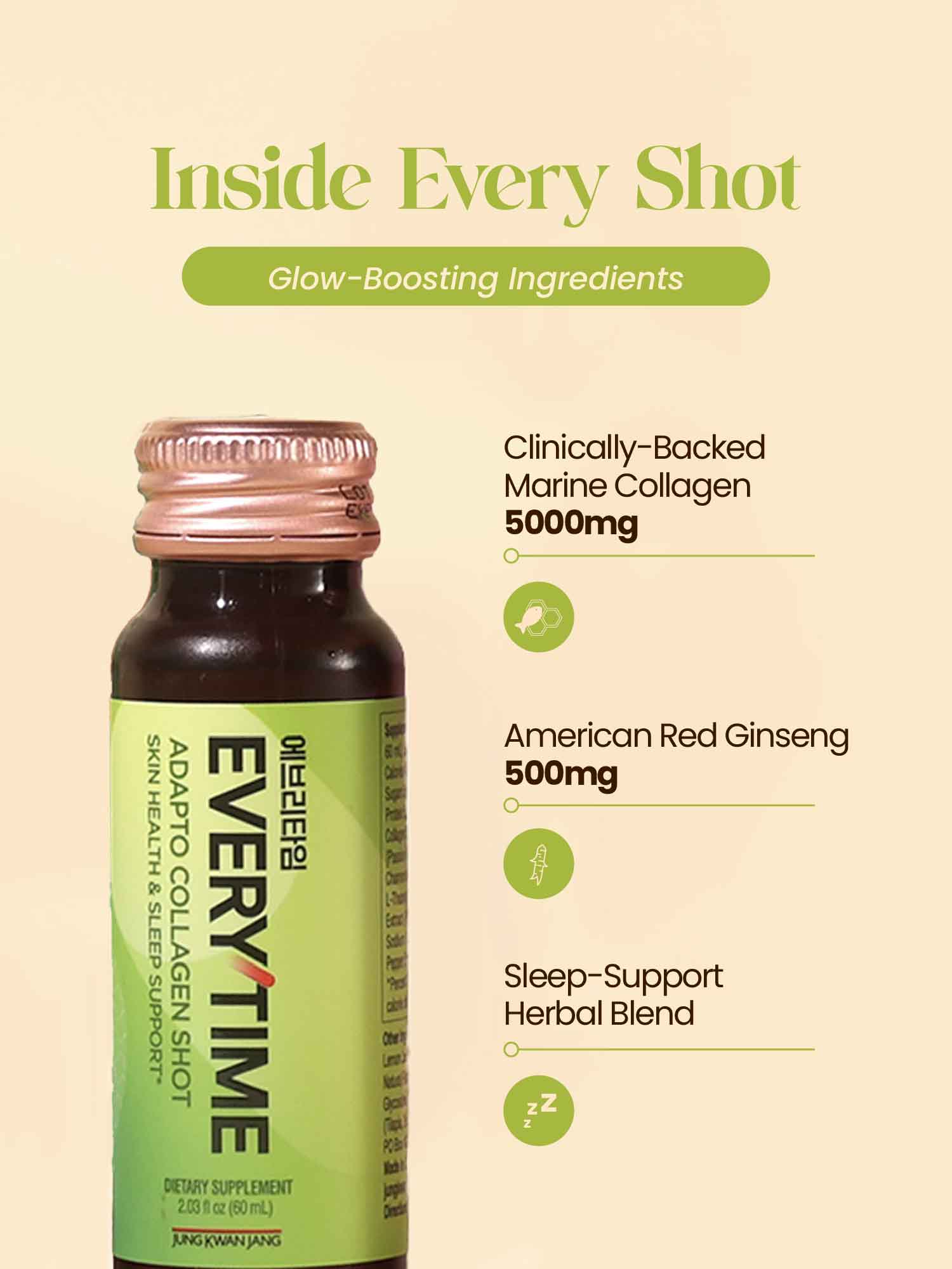 American Red Ginseng & Collagen for Sleep Support