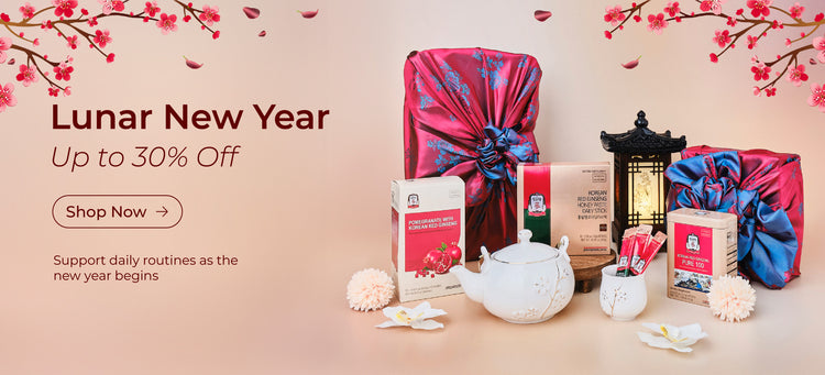 Up to 30% Off on Korean Red Ginseng for Lunar New Year Promotion