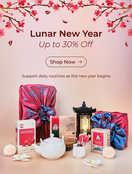 Up to 30% Off on Korean Red Ginseng for Lunar New Year Promotion