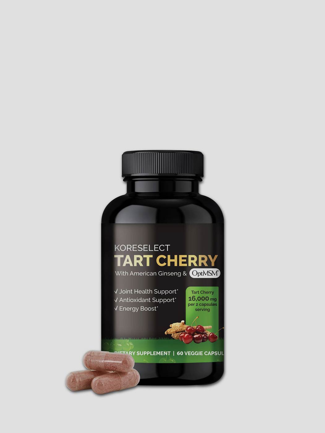 Tart Cherry with American Ginseng & MSM