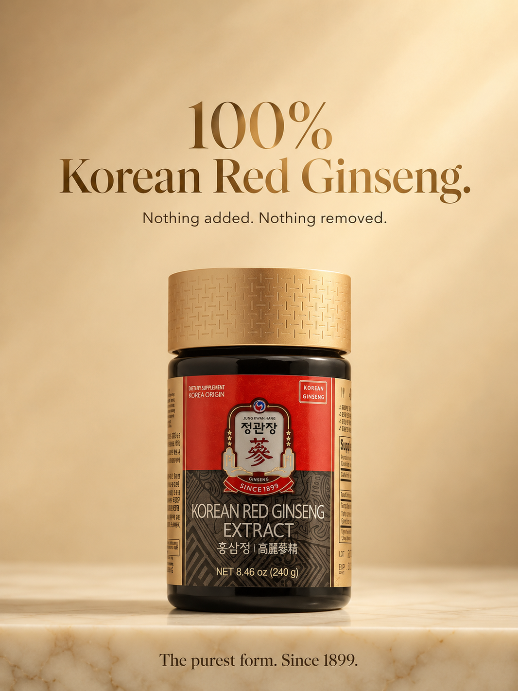 1 Korean Red Ginseng Brand | Since 1899 | Jung Kwan Jang®