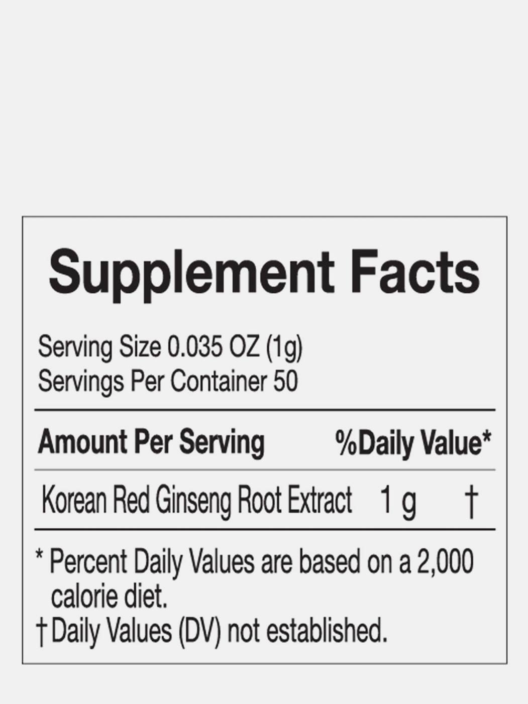Korean Red Ginseng Extract