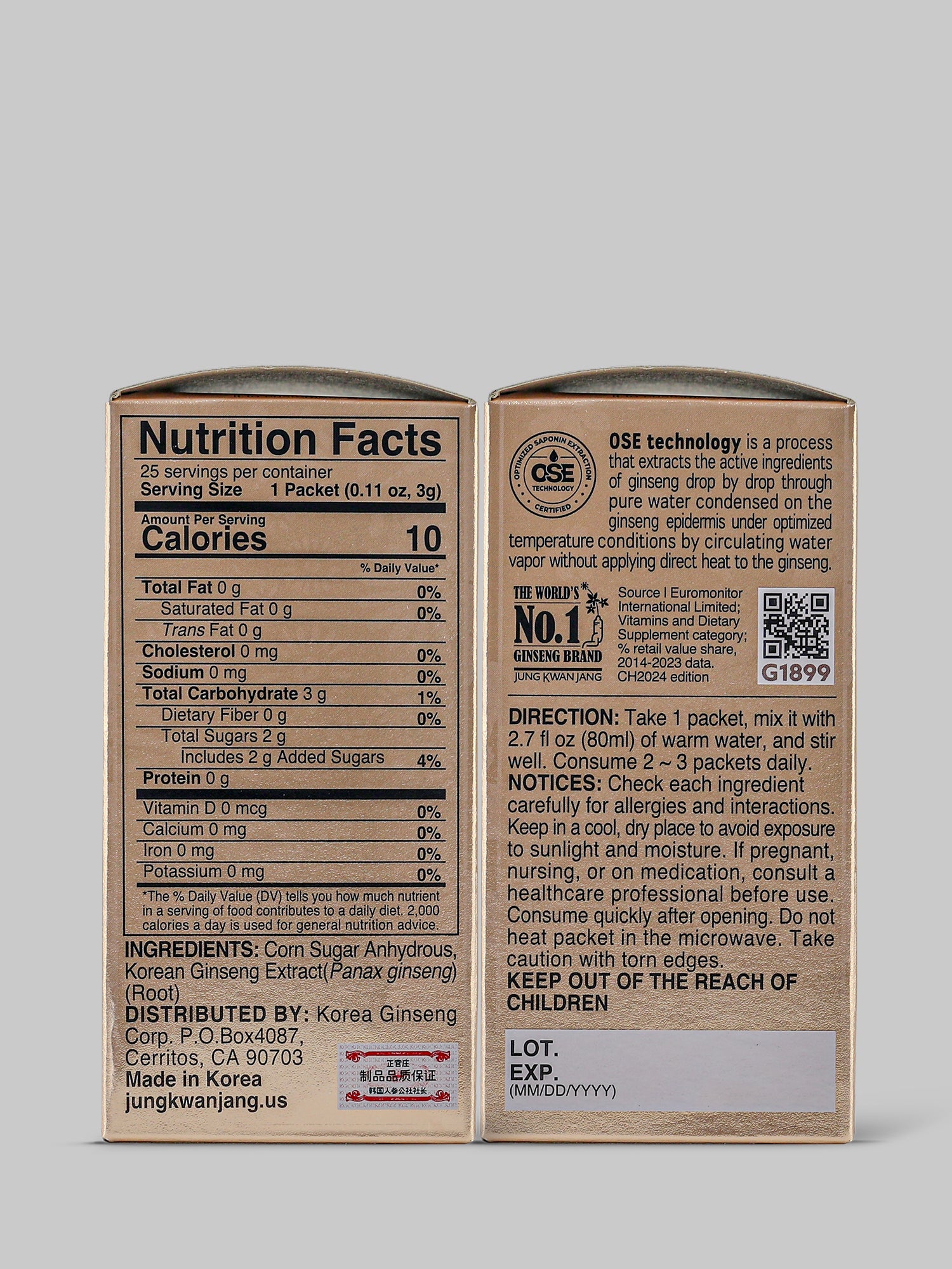 Korean Ginseng Tea