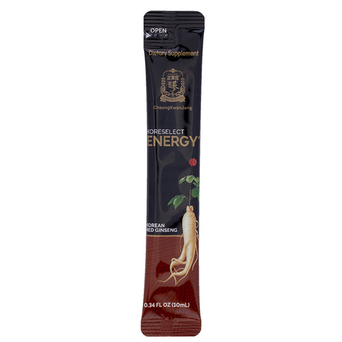 Liquid Energy Stick Ginseng Vermelho Coreano Sem Cafeína - Koreselect